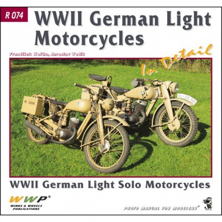 WWII German Solo Motorcycles﻿ in detail