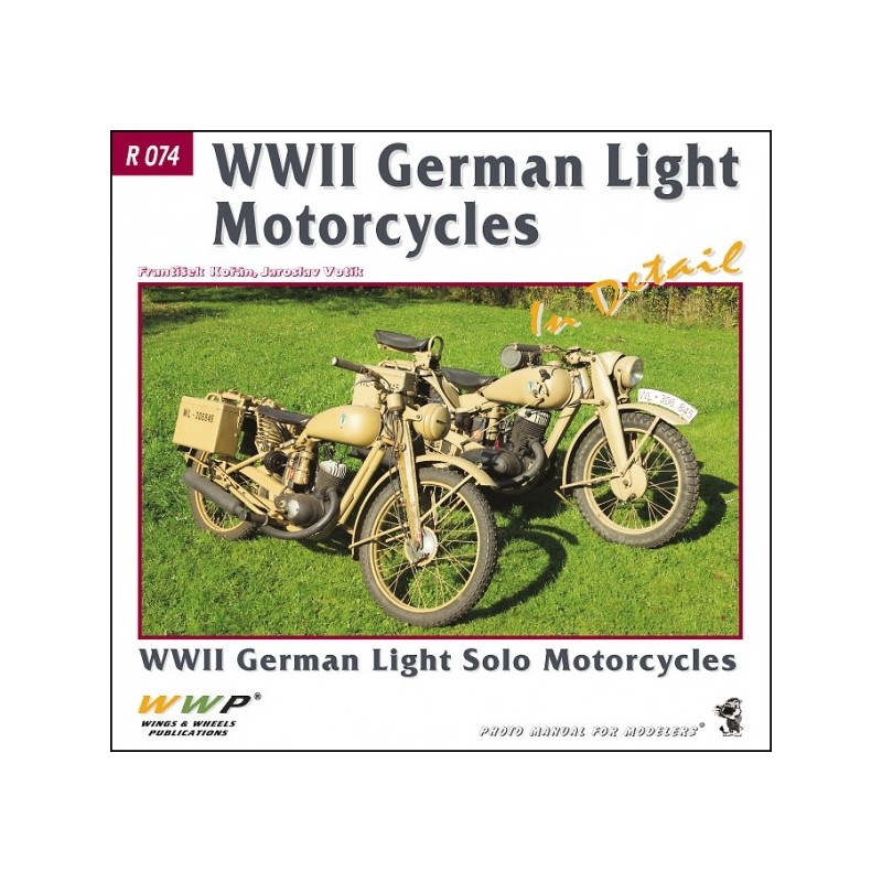 WWII German Solo Motorcycles﻿ in detail