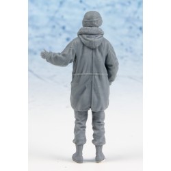 U.S. Soldier with fishtail parka (opening door) (3 heads) 1/35