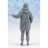 U.S. Soldier with fishtail parka (opening door) (3 heads) 1/35