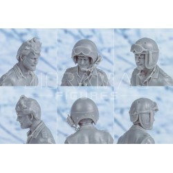 IDF Tank Crew 50's - 70's - Tank Commander (3 heads) 1/35