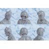 IDF Tank Crew 50's - 70's - Tank Commander (3 heads) 1/35