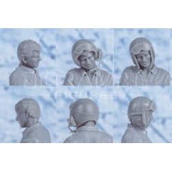 IDF Tank Crew 50's - 70's - Relaxed Crewman (3 heads) 1/35